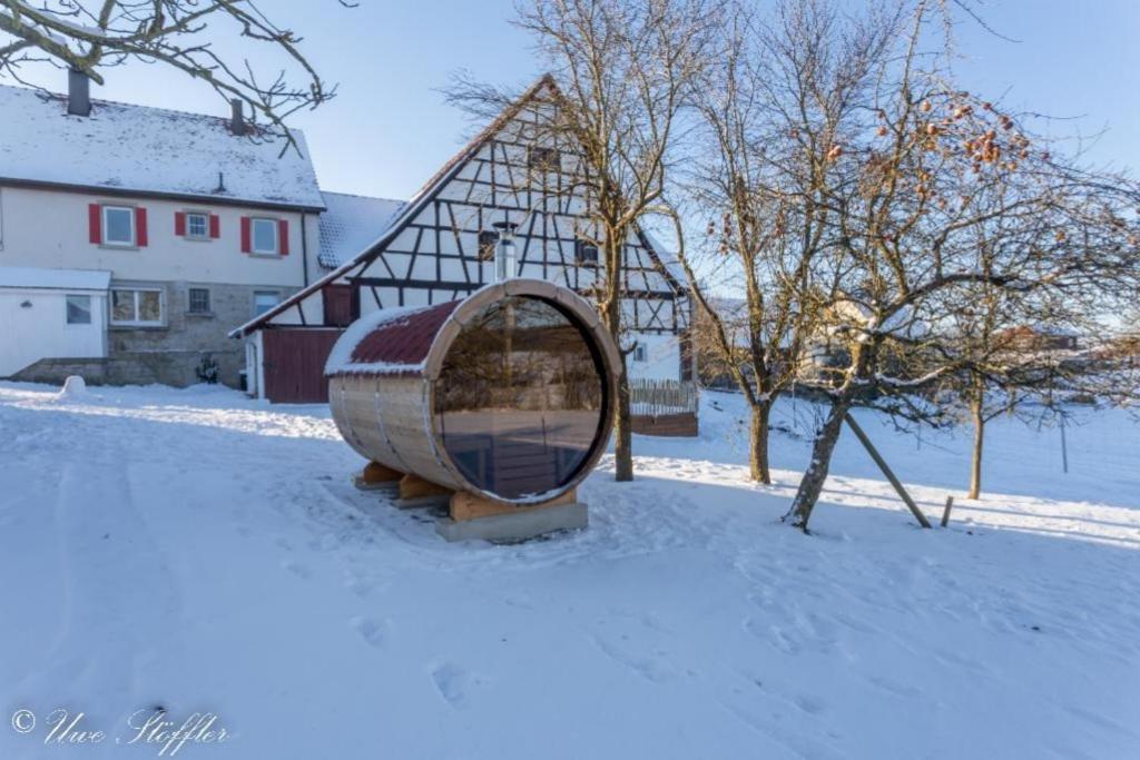 Ferienhaus Rote Sau Herrentierbach Eksteriør bilde