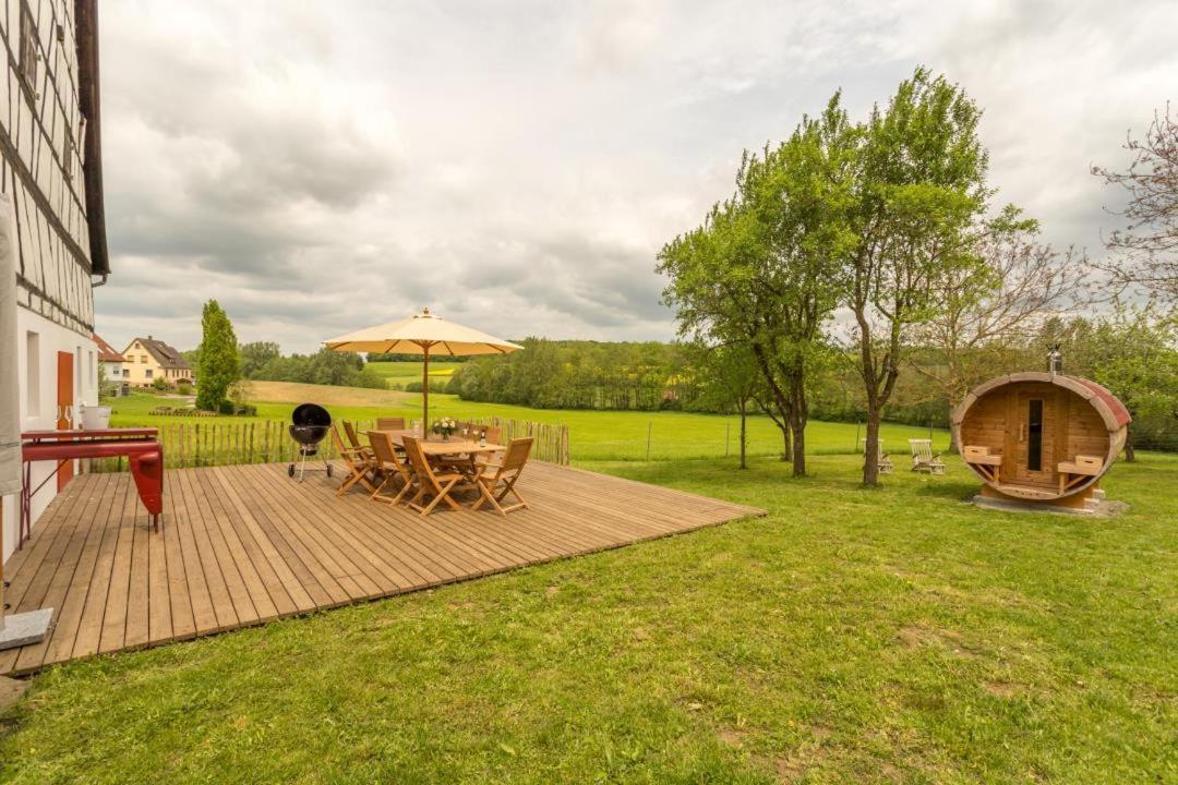 Ferienhaus Rote Sau Herrentierbach Eksteriør bilde